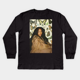 SZA A Star Rising With Empowering Anthems Celeb Kids Long Sleeve T-Shirt